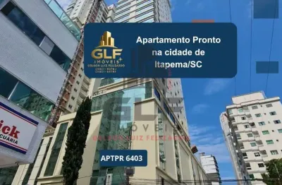 Apartamento pronto na cidade de itapema/sc no bairro andorinha, 3 suítes e 2 vagas de garagem, com lazer completo. bem localizado. investir