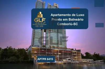 Apartamento de luxo pronto  à venda em balneário camboriú-sc, barra sul, 4 quartos, 4 suítes, 6 banheiros, 3 vagas, 189m²