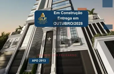 Apto em construção em porto belo, com72,08m² área privativa com 2 dormitórios sendo 1 suíte, 1 vaga de garagem, área de lazer completa