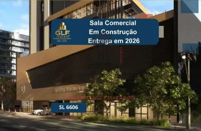 Oportunidade única: sala comercial em construção, à venda em balneário camboriú-sc, centro - 129,29m², 1 banheiro!