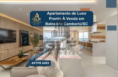 Apartamento de luxo pronto à venda em Balneário Camboriú-SC, no Centro: 4 quartos, 4 suítes, 5 banheiros, 4 vagas de garagem, 233m² de área.