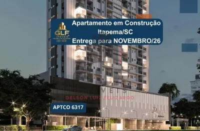 Apartamento em cosntrução em itapema/sc no bairro morretes. ótima localização a 550m do mar. 69m², com 2 suítes e 1 vaga de garagem