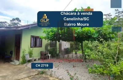 Chácara a venda na cidade de canelinha/sc no bairro moura, com 800 m², casa com 4 suítes e 2 vagas. lazer com sauna e quadra de basquete.