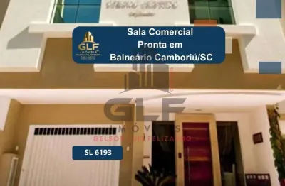 Sala comercial na cidade de balneário camboriú/sc no bairro centro, com 109m² e 1 vaga de garagem.