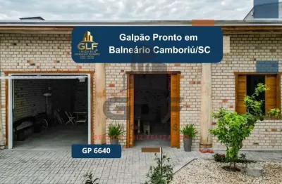Galpão industrial à venda em balneário camboriú-sc  bairro jardim iate clube  4 vagas de garagem  240,00 m² de área