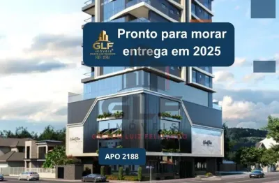 Apto em construção em porto belo, com 130,45m²  área privativa, sendo 4 suítes, 3 vagas de garagem, área de lazer completa