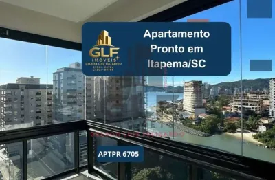 Oportunidade única: apartamento de 3 quartos, 3 suítes e 2 vagas na meia praia, itapema-sc - 100m² de conforto!