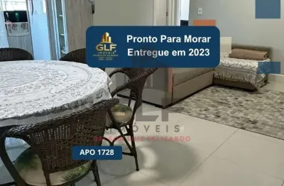 Apto pronto em porto belo, com 81,62m² área privativa, com 2 dormitórios sendo 1 suíte, 1 vaga de garagem, área de lazer completa