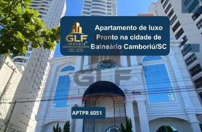Apartamento de luxo pronto na cidade de balneário camboriú/sc, com 4 dormitórios com suítes e 4 vagas de garagem.  localização privilegiada