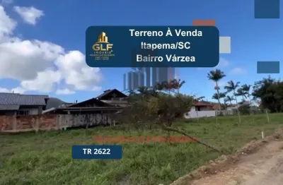 Terreno a venda na cidade de itapema/sc no bairro várzea, com metragem de 300 m² sendo 15 x 20. oportunidade de investimento