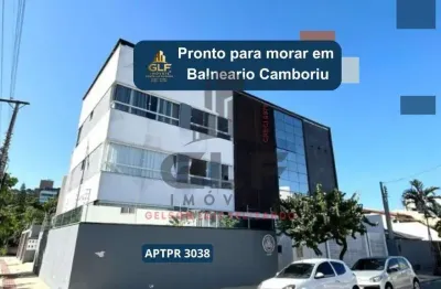 Apartamento pronto bem localizado em balneario camboriu, apartamento conta conta com 2 dormitorios sendo 2 suites, 3 banheiros