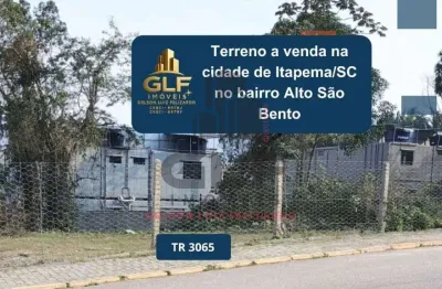 Terreno a venda na cidade de itapema/sc no bairro alto são bento, com metragem de 552m² sendo 12 x 23. oportunidade de investimento