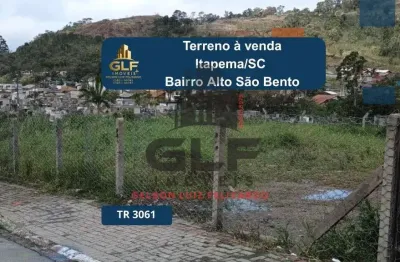 Terreno à venda na cidade de itapema/sc no bairro alto são bento, com metragem de 276m² sendo 12 x 23 cada. oportunidade de investimento.