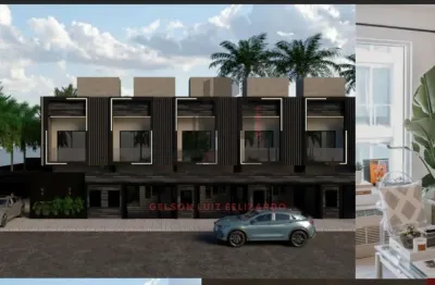 Casa em cosntrução em itapema/sc, com 74m² área privativa, sendo 2 suítes, 1 vaga de garagem que pode abrigar até 2 carros, bem localiza