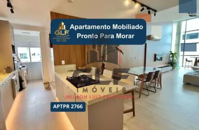 Apartamento mobiliado de alto padrão em itajaí/sc, bairro praia brava, com 3 quartos, sendo 1 suíte.