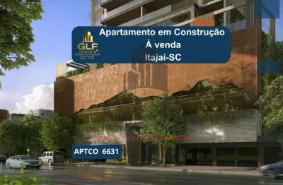 Apartamento em construção à venda em itajaí-sc, bairro fazenda, 3 quartos, 3 suítes, 4 banheiros, 2 vagas de garagem, 159,20m².
