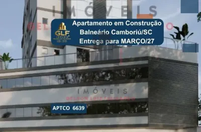 Apartamento em construção à venda em balneário camboriú-sc, jardim iate clube: 2 quartos, 1 suíte, 2 banheiros, 1 vaga, 59m². aproveite!