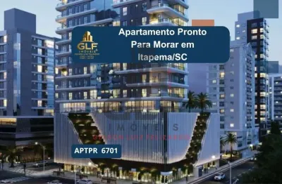 Oportunidade única: apartamento de luxo pronto com 4 quartos e 3 vagas na meia praia, itapema-sc