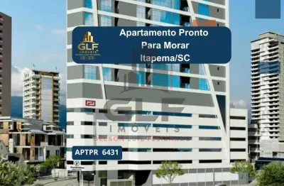 Apartamento pronto à venda em itapema-sc, canto da praia: 1 quarto, 1 banheiro, 1 vaga, 53,56 m² de área. confira já!