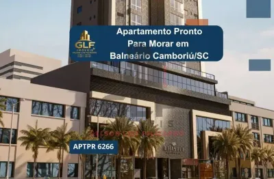 Apartamento pronto em balneário camboriú, com 122,30m² área privativa, sendo área de lazer completa, ótima localização