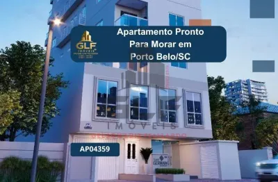 Apartamento pronto para morar em porto belo/sc com 71,50m² área privativa sendo 2 suítes, 1 vaga de garagem