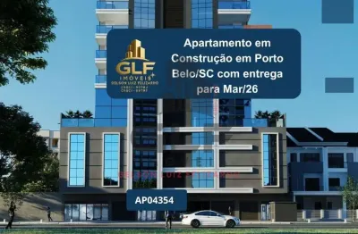 Apartamento em construção em porto belo/sc com 110m² área privativa sendo 3 suítes, 2 vagas de garagem