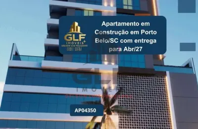 Apartamento em construção em porto belo/sc com 70,52m² área privativa sendo 2 suítes, 2 vagas de garagem