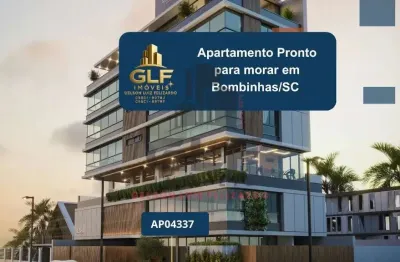 Apartamento pronto para morar em bombinhas/sc com 99,07m² área privativa, sendo 3 suítes, 2 vagas de garagem,