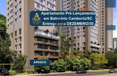 Apartamento pré lançamento em balneário camboriú/sc com 102,44m² área privativa, sendo 3 dormitório e 1 suíte, 2 vagas de garagem