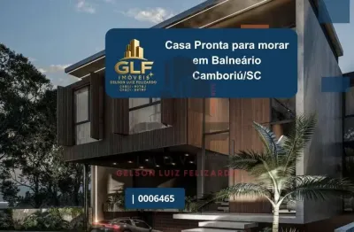 Casa pronto para morar em balneário camboriú/sc com 720m² de área, sendo 4 suítes, 4 vaga de garagem