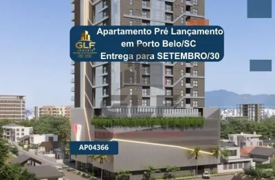 Apartamento pré lançamento em porto belo/sc com 98,44m² área privativa sendo 2 suítes, 2 vagas de garagem