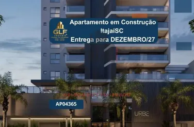 Apartamento em construção em itajaí/sc com 68,04m² área privativa sendo 1 suíte 1 vaga de garagem