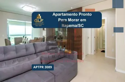 Apartamento novo e pronto para morar na cidade de itapema/sc no bairro meia praia, com 2 dormitórios sendo 1 suíte e 1 vaga de garagem. bem localizado