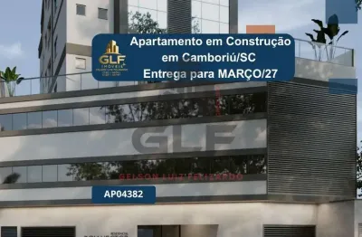 Apartamento em construção em camboriú/sc com 66m² área privativa sendo 2 suítes, 2 vagas de garagem