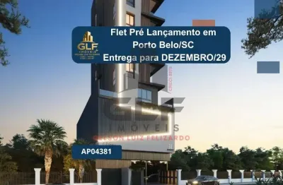 Flet pré lançamento em porto belo/sc com 38m² área privativa sendo 1 dormitório, 1 vaga de garagem, bem localizado