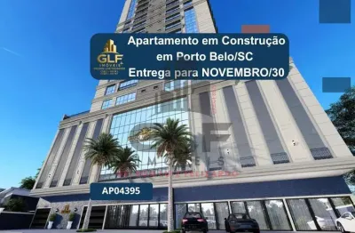 Apartamento em construção em porto belo/sc com 72m² área privativa sendo 2 suítes, 1 vaga de garagem área de lazer completa