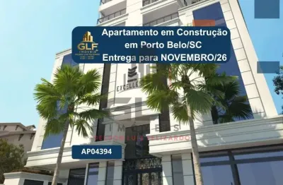 Apartamento em construção em porto belo/sc com 70,08m² área sendo 2 suítes, 1 vaga de garagem, área de lazer completa