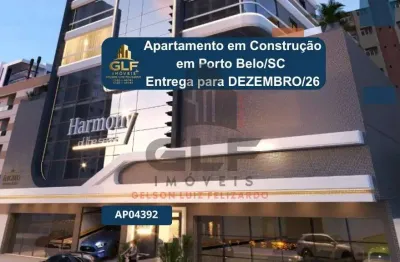 Apartamento em construção em  porto belo/sc com 106m² área privativa sendo 3 suítes, 2 vagas de garagem, lazer completo