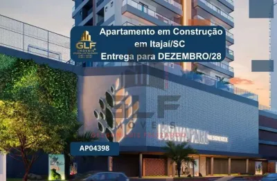 Apartamento em construção em itajaí/sc com 82m² área privativa sendo 2 suítes, 2 vagas de garagem, lazer completo