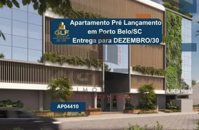 Apartamento pré lançamento em porto belo/sc com 116,78m² área privativa sendo 3 suítes, 2 vagas de garagem área de lazer completa