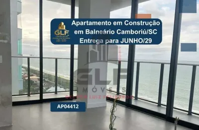 Apartamento pronto em balneário piçarras/sc com 148,18m² área privativa sendo 3 suítes, 3 vagas de garagem, área de lazer completa