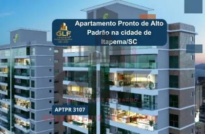 Apartamento de alto padrão na cidade de itapema/sc, no bairro meia praia, com 3 suítes e 2 vagas de garagem. com 160m². localização privilegiada.