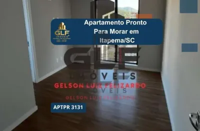 Apartamento pronto para morar em itapema/sc bairro morretes com 65m² área privativa sendo 2 suítes 1 vaga de garagem área de lazer completa
