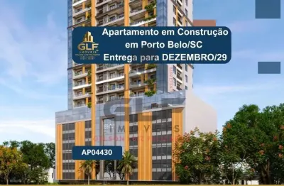 Apartamento em construção em porto belo/sc com 86,50m² área privativa sendo 2 suítes, 2 vagas de garagem, área de lazer completa