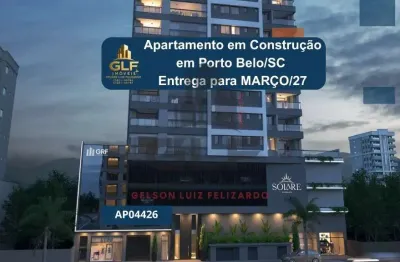 Apartamento em construção em porto belo/sc com 114,01m² área privativa sendo 3 suítes, 2 vagas de garagem