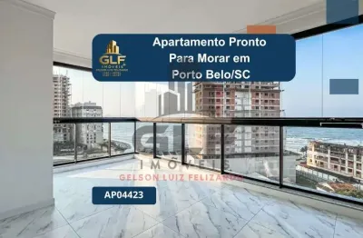 Apartamento pronto para morar em porto belo/sc com 127m² área privativa sendo 2 suítes, 2 vagas de garagem, lazer completo