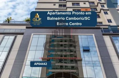 Apartamento pronto para morar em balneário camboriú, centro com 143,72m² área privativa, com 4 dormitórios sendo 2 suítes, 2 vagas de garagem