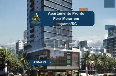 Apartamento pronto para morar em itapema/sc com 198,51m² área privativa sendo 4 suítes 3 vagas de garagem,  área de lazer completa