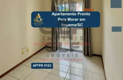 Apartamento Pronto para morar em Itapema/SC bairro Casa Branca com 60m² área privativa sendo 2 dormitórios 1 vaga de garagem