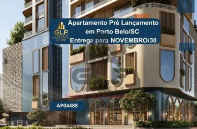 Apartamento pré lançamento em porto belo/sc com 121,97m² área privativa sendo 3 suítes 2 vagas de garagem, área de lazer completa